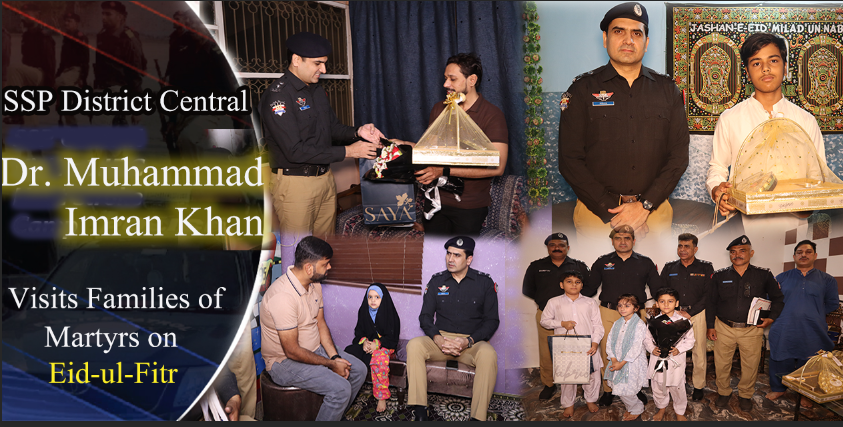 SSP Visit family of martyr on the occasion of Eid ul Fitar