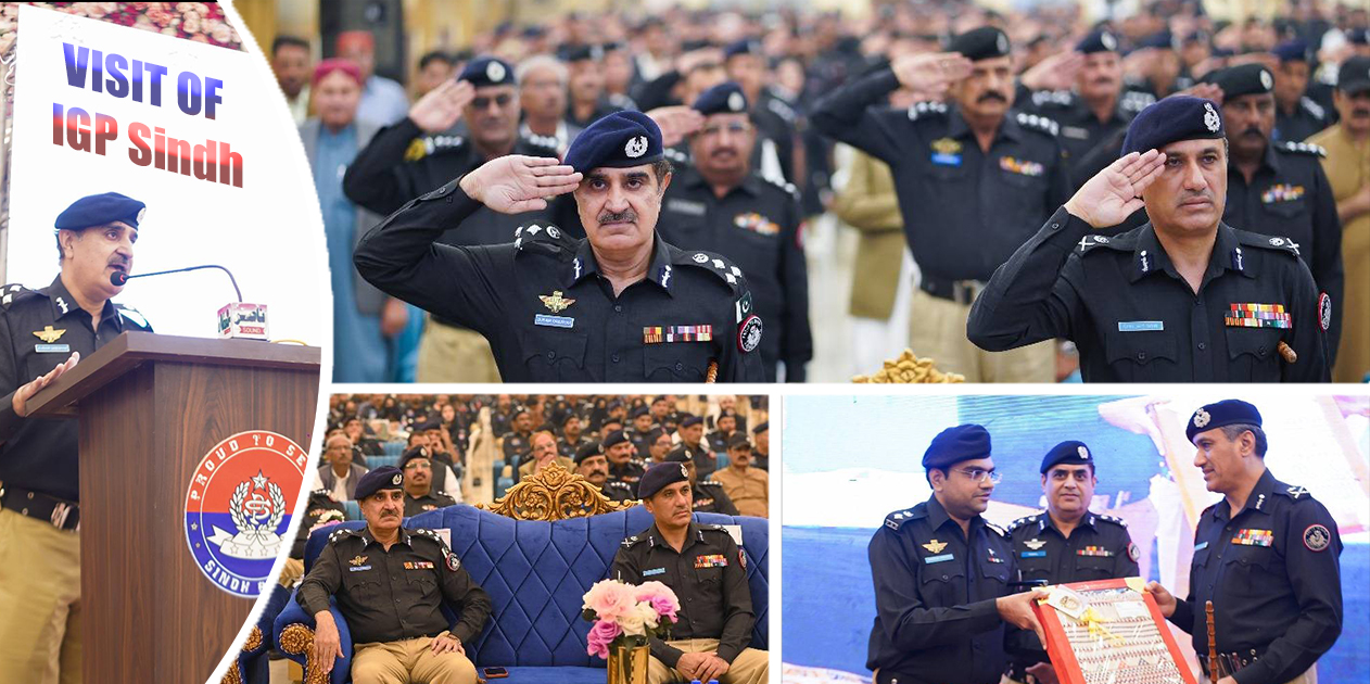 Visit of Worthy IGP Sindh at Mirpurkhas Range
