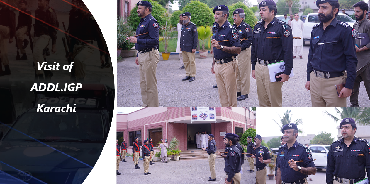 Additional IGP Karachi visit SSP office