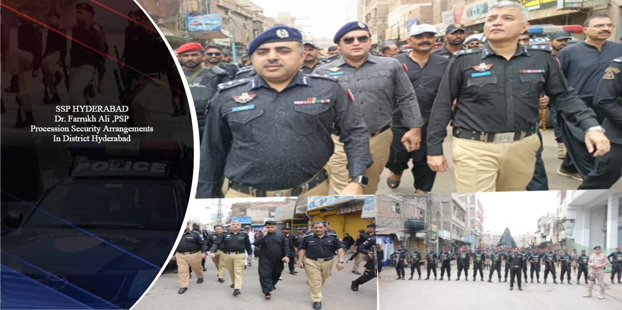 Procession Security Arrangements In District Hyderabad