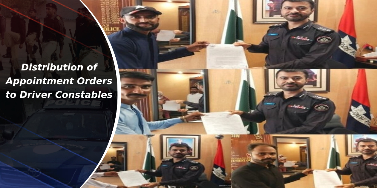 Distribution of Appointment Orders of Driver Constables