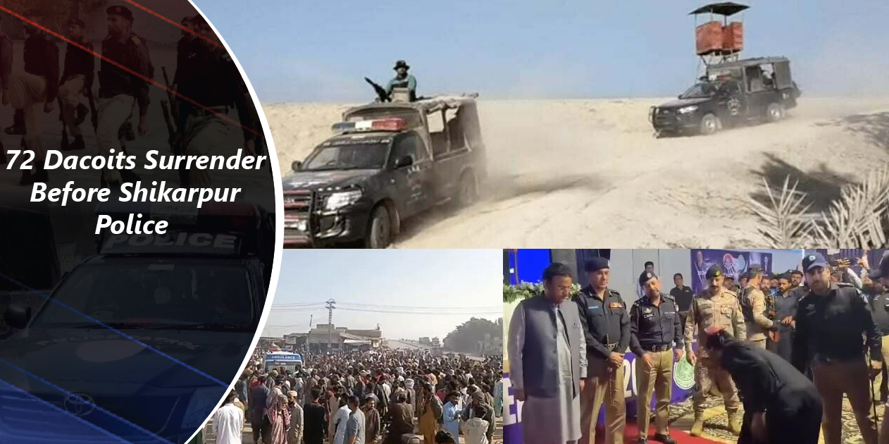 Docoits Surrender in Shikarpur